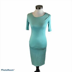 Aqua Colored LuLaRoe Julia Dress Size XXS‎